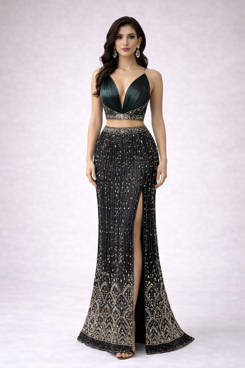 Modern Maharani Evening Set